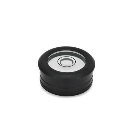 Otto Ganter Bull Eye Level for Insertion into Bore Hole, GN 2278